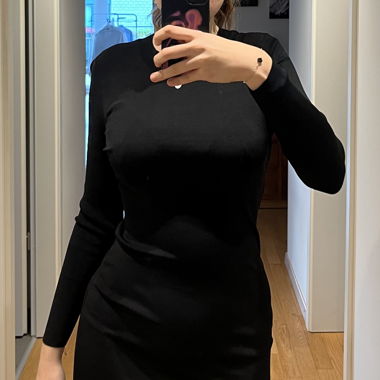 Robe dos nu triangle noir
