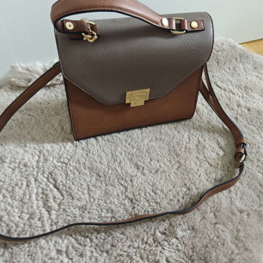 Sac à main bicolore