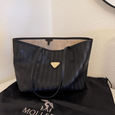Shopper Mollerus Genève noir