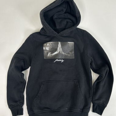 Black Graphic Hoodie 158/164