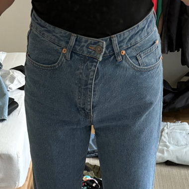 Wide ultra high waist h&m
