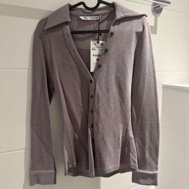 Blusa lilla Zara XS
