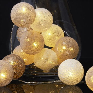 Guirlande lumineuse boules