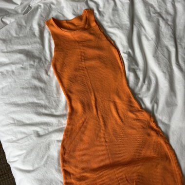Vestito da spiaggia arancione