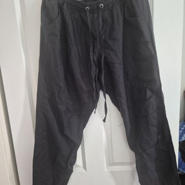 Pantalon en lin d'été taille XL