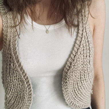 Strick Gilet