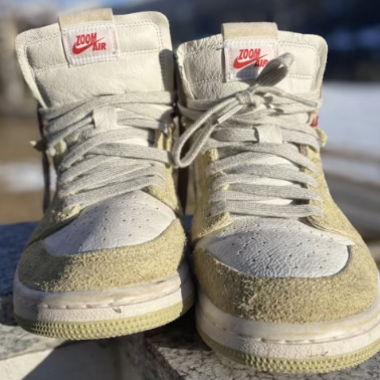 Nike Zoom Air High-Top Sneakers beige