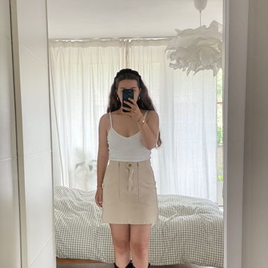 H&M Minirock beige Gr. S