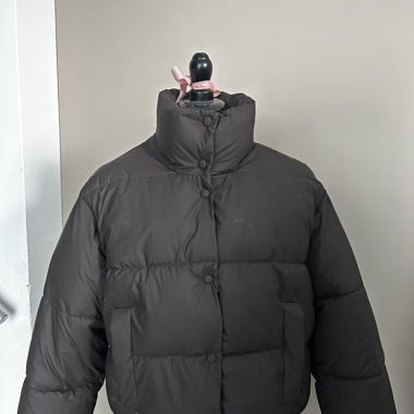Braune Pufferjacke