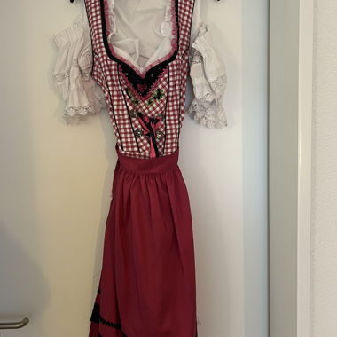 Dirndl rosa/bianco Taglia 36/38