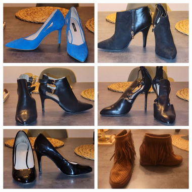 Diverses chaussures à talons