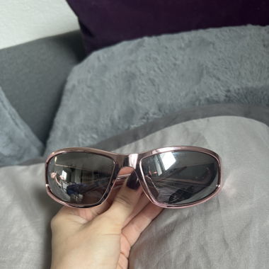 Sonnenbrille Pink Chrom