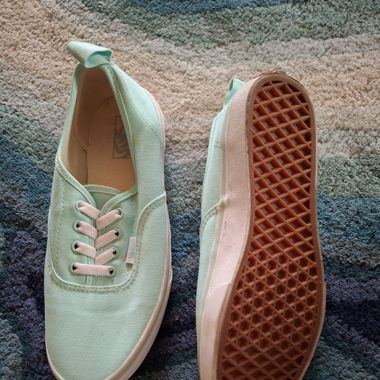 Vans bleu clair