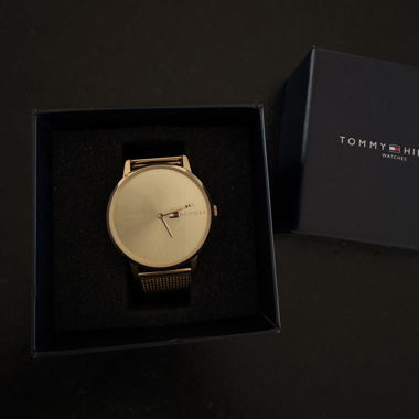 Gold Tommy Hilfiger Watch