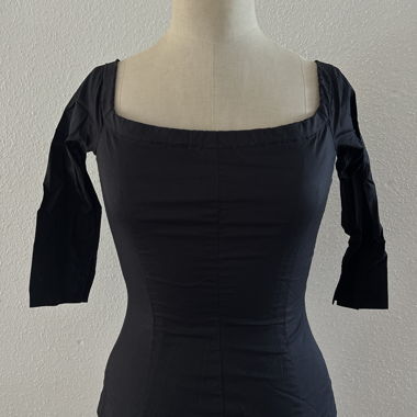 Black Off-Shoulder Top