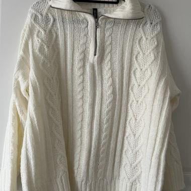 Maglione con cerniera