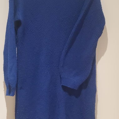 Robe pull bleue