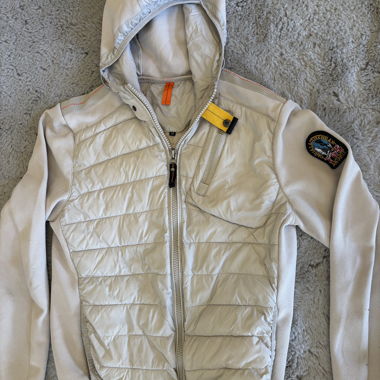 Blouson capuche blanc