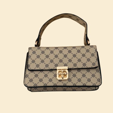 Sac à main Mango or beige