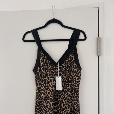 Reformation long silk dress
