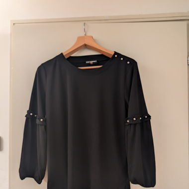 Chic Black Top - Brand Karl Lagerfeld