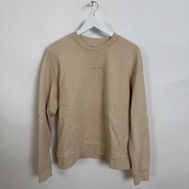 Beige graphic sweatshirt