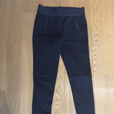 Promod Black leggings with silver stud accents 
