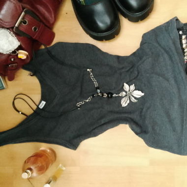 Mini short taille basse noir