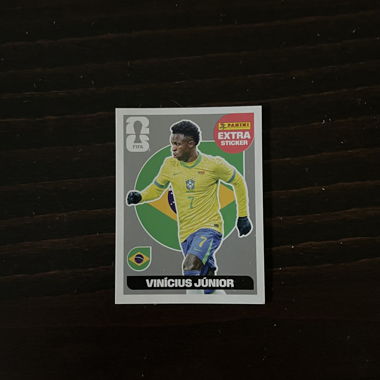 Vinicius Jr. Panini FIFA Extra Sticker (Silber)