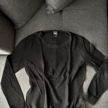 GAP Strickpullover (durchscheinend, netz)