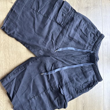 Imperial black flannel shorts