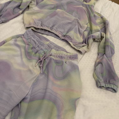 Set felpa e jogging pastello