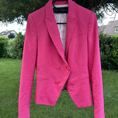 Rosa Zara Jacke