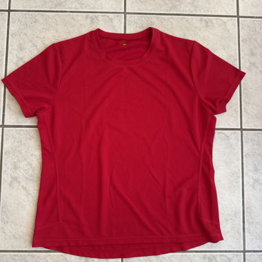 Red sports T-shirt