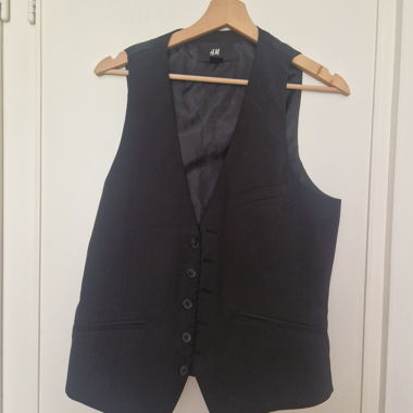 Gilet de costume H&M noir UE 48