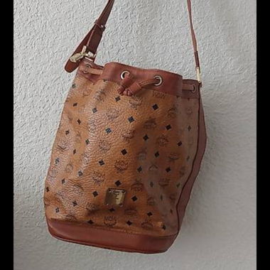 Borsa MCM a secchiello con coulisse