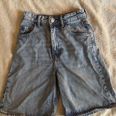 Light Blue Denim Shorts
