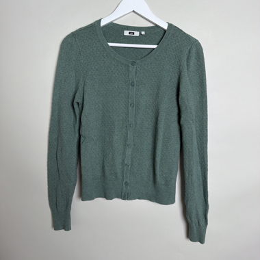Gilet boutonné vert