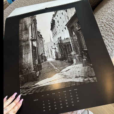 calendrier vintage - Paris 1991
