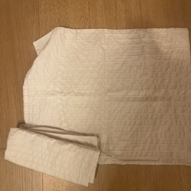 White Textured Home Textile