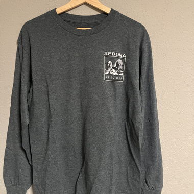 Langarmshirt Sedona Arizona grau