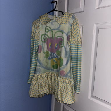 FRUFRU Kleid mit langen Ärmeln