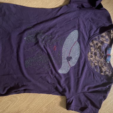 Top viola vintage Dolce & Gabbana