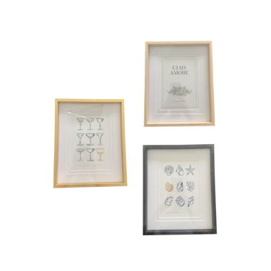 Set of 3 Photo Frames 20x25cm