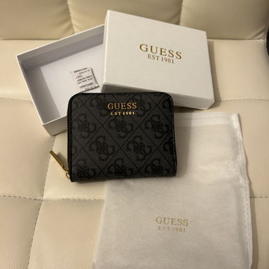 Guess Portemonnaie schwarz grau