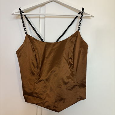 Top Corset Marron