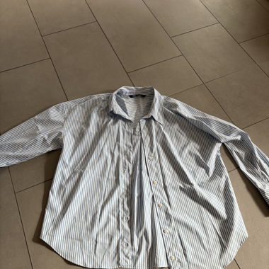 Zara gestreiftes Hemd XL