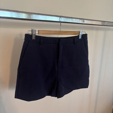 Dark Blue Elegant Shorts