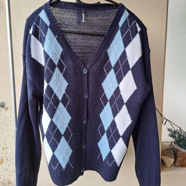 plaid pullover
