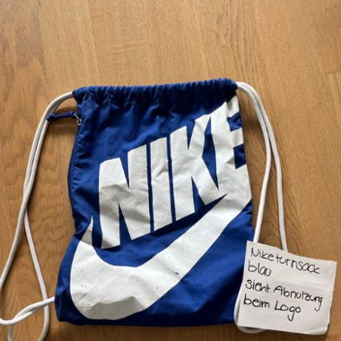 Nike Drawstring Bag Blue